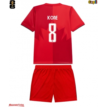 Canada Ismael Kone #8 Echipament de Fotbal Replică Mondial 2026 Copii Acasa (+ Șorturi)